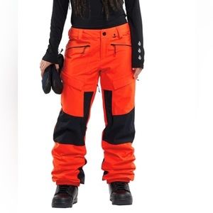 WOMENS V.CO AT STRETCH GORE-TEX PANTS - ORANGE SHOCK